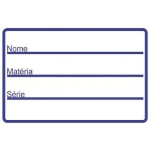 ETIQUETA ESCOLAR C-40 UNIDADES