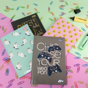 CADERNO 1/4 BROCHURA CAPA DURA D+ 96 FOLHAS TILIBRA