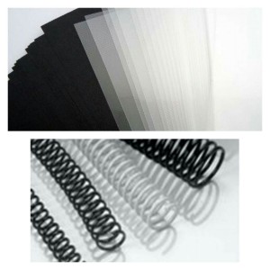 ENCADERNAÇÃO KIT CAPAS + ESPIRAL MARES (3 PEÇAS)