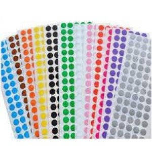 ETIQUETA REDONDA 12MM CAIXA