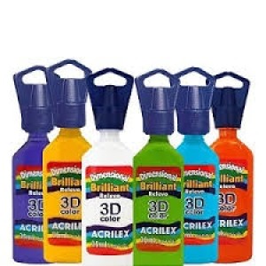 TINTA DIMENSIONAL 35ML CORES ACRILEX