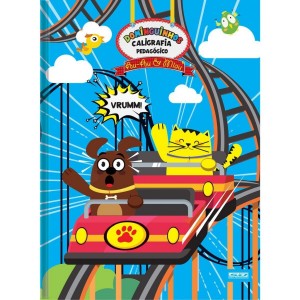 CADERNO CALIGRAFIA PAUTA VERDE GRANDE 40FLS CD DOMINGUINHOS - SAO DOMINGOS