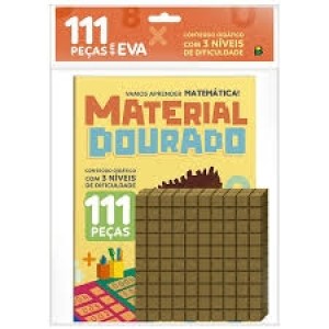 MATERIAL DOURADO 111 PEÇAS E.V.A