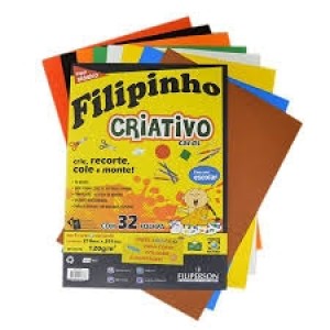 BLOCO CRIATIVO 120G 32,5X23,5CM 8 CORES 32FOLHAS