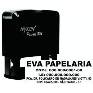 CARIMBO 40 - CARIMBO 59X23MM - NYKON 304