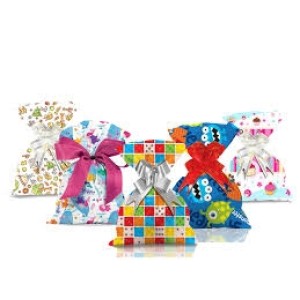 SACO DE PRESENTE DECORADO 20X29 (SORTIDO)