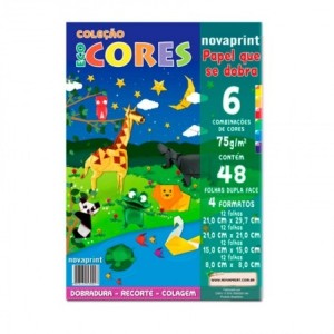 PAPEL QUE SE DOBRA 48 FOLHAS 75G-  ECO CORES