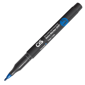 CANETA MARCADOR RETROPROJETOR AZUL 1.0